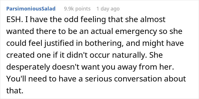 Husband Turns Off His Phone Because His Wife Keeps Calling Him During His Tech-Free Weekend, Misses An Emergency