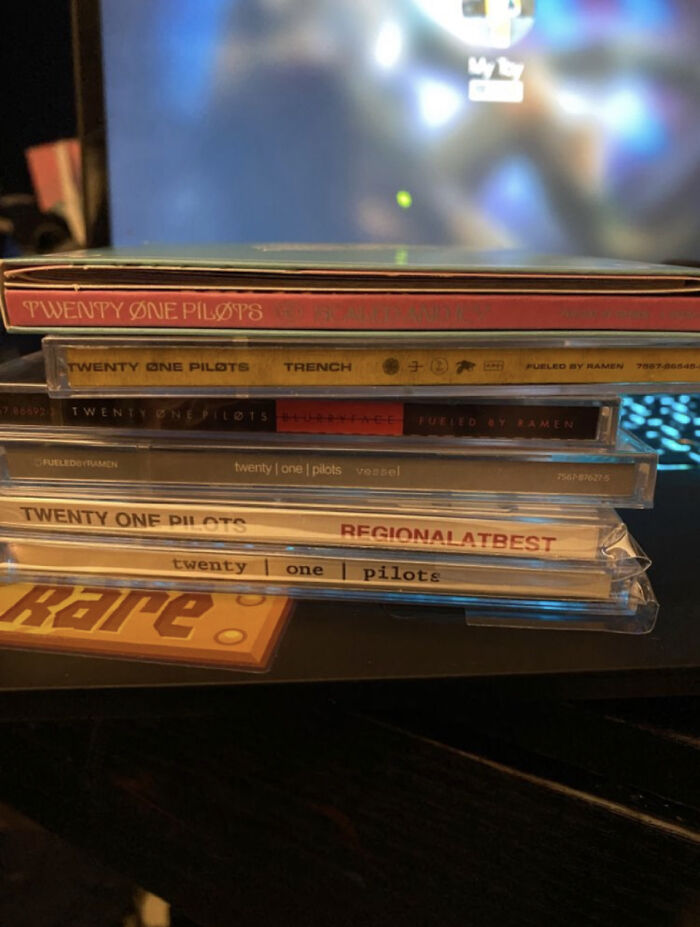 I Got All The Twenty One Pilots Cd’s! I Got A Bunch Of Other Stuff Aswell!
