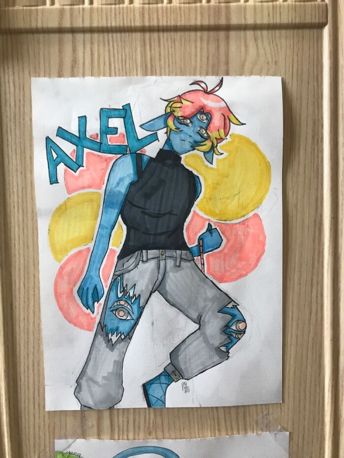 A Monster Oc From A Youtube Art Challenge