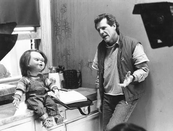 Friendly Discussion Between Takes