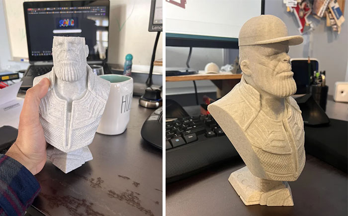 One Of My Prints Failed Just Shy Of Finishing. So I Decided To Print A Little Hat To “Fix” The Problem