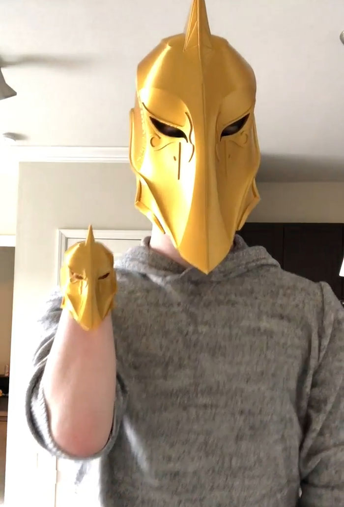 I 3D Printed Matching Helmets For Myself And My Nub. "Don't Talk To Me Or My Son Ever Again."