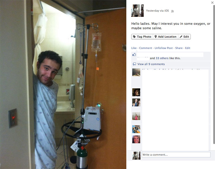 Trying To Make The Best Of My Hospital Stay