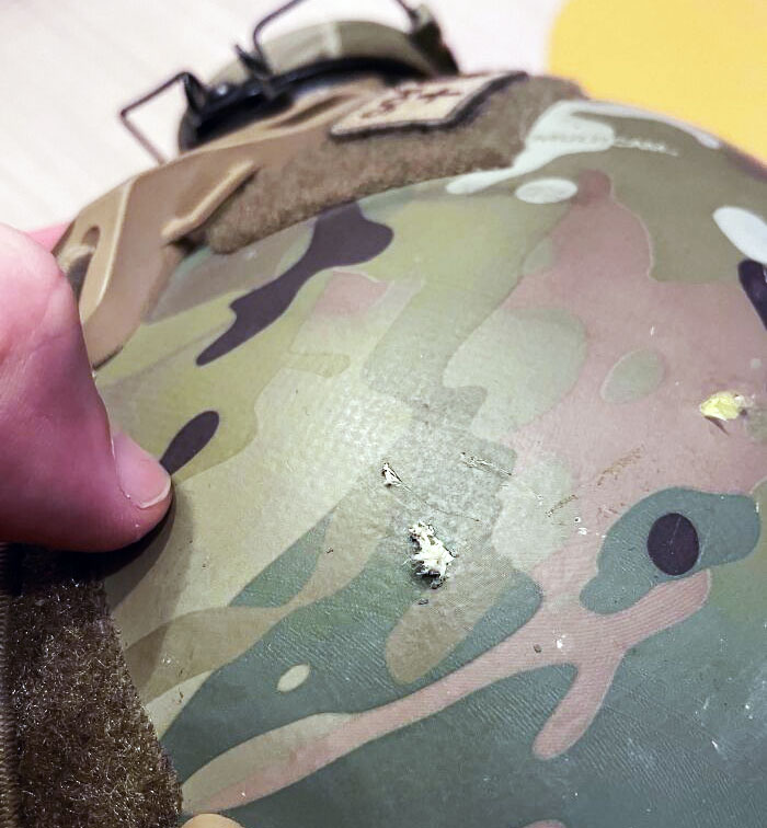 I Got Hit By Shrapnel In Ukraine And My Helmet Saved Me From A Very Bad Headache