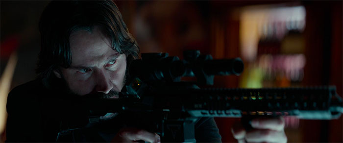 "In Trailers When They Match Gun Loading And Shooting With The Beat"