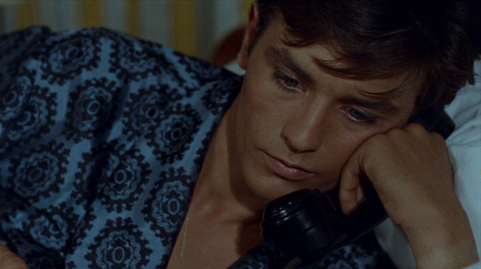 Tom is talking on the phone 