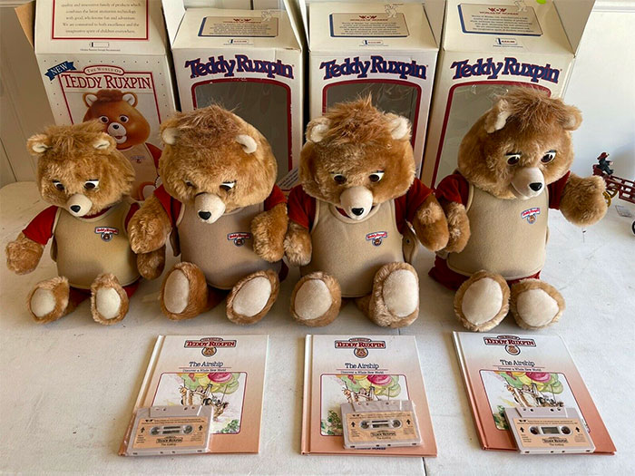 Teddy Ruxpin with original boxes