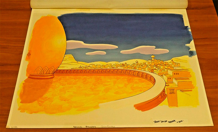 Disney Aladdin original art Colorforms