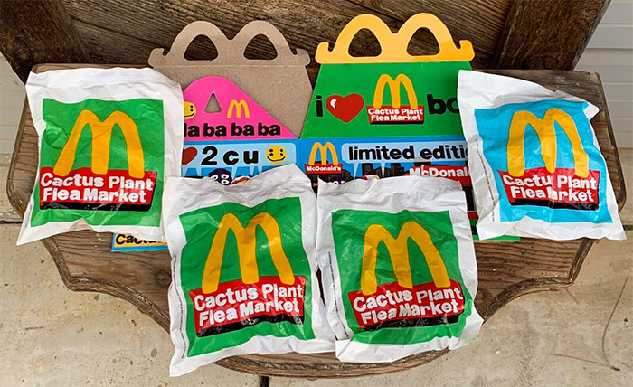 Happy Meal toys in the box 