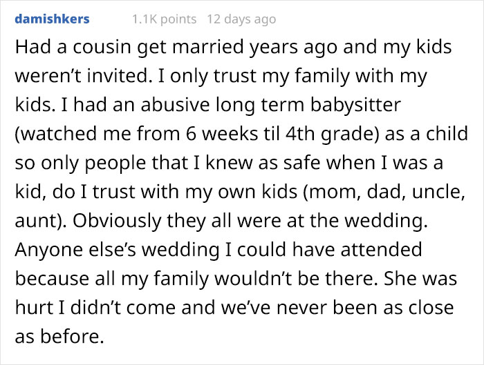 Woman Is Told She Can't Bring Her Newborn To Sister's Childfree Wedding, Decides Not To Go And Drama Ensues