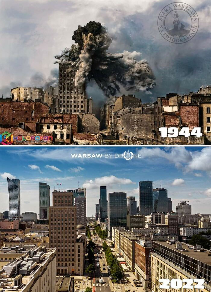 Warsaw City Centre, 1944/2022