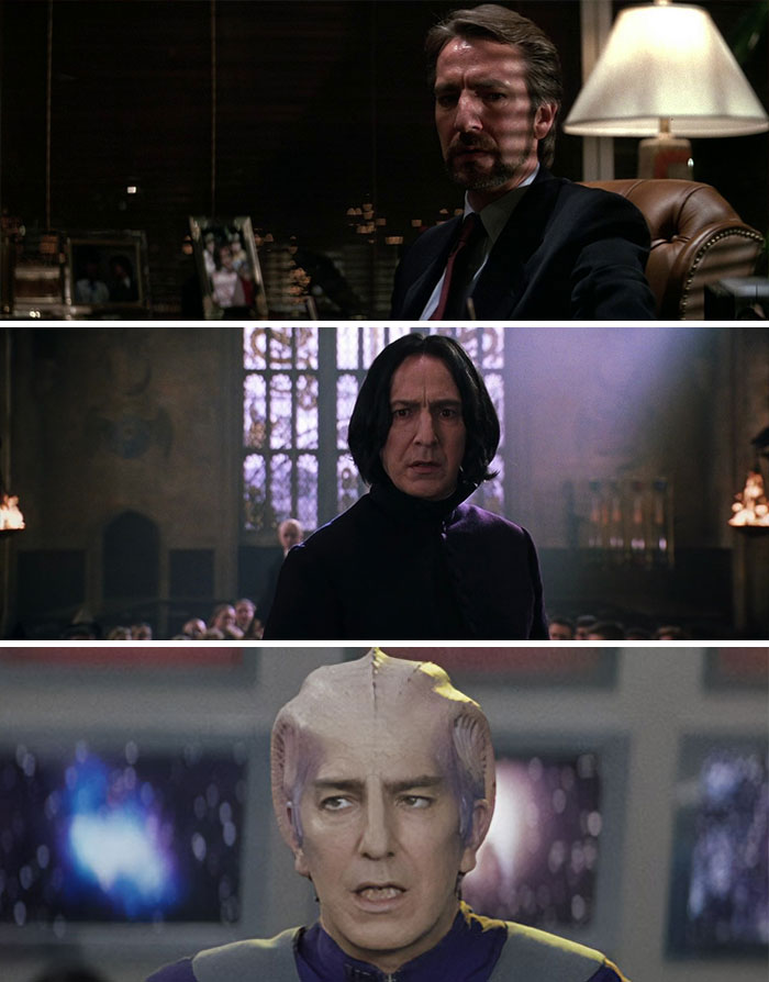 Die Hard, Harry Potter, Galaxy Quest - Alan Rickman