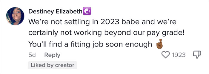 Woman Gets Applauded Online After Going Viral With 1.8M Views For Quitting Her Minimum Wage Job On The First Day