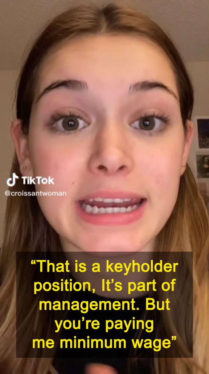 Woman Gets Applauded Online After Going Viral With 1.8M Views For Quitting Her Minimum Wage Job On The First Day