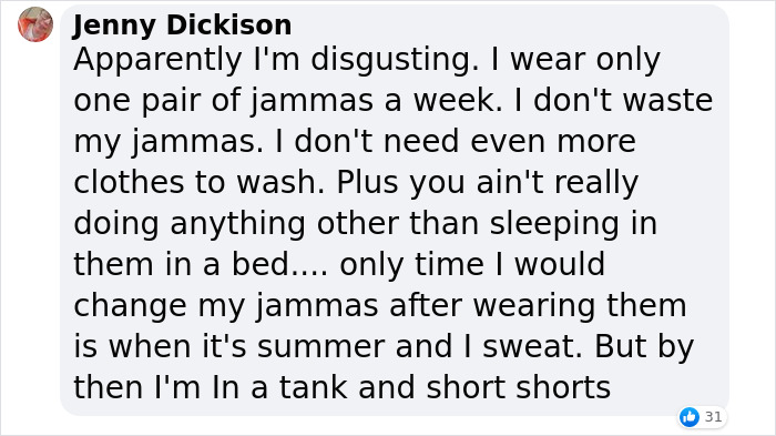 Woman Sparks Heated Discussion By Admitting She Doesn&rsquo;t Wash Pajamas After Every Wear