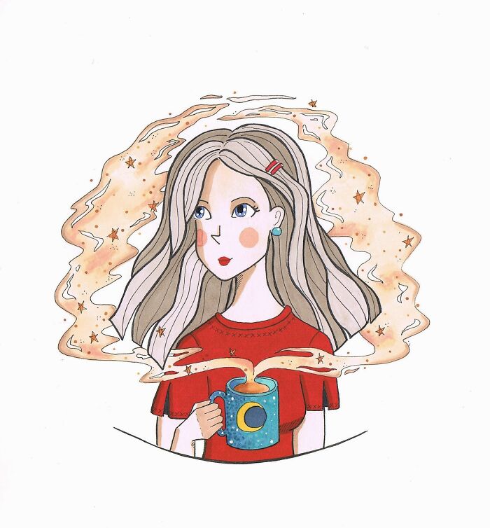 The Girl With A Cinnamon Tea