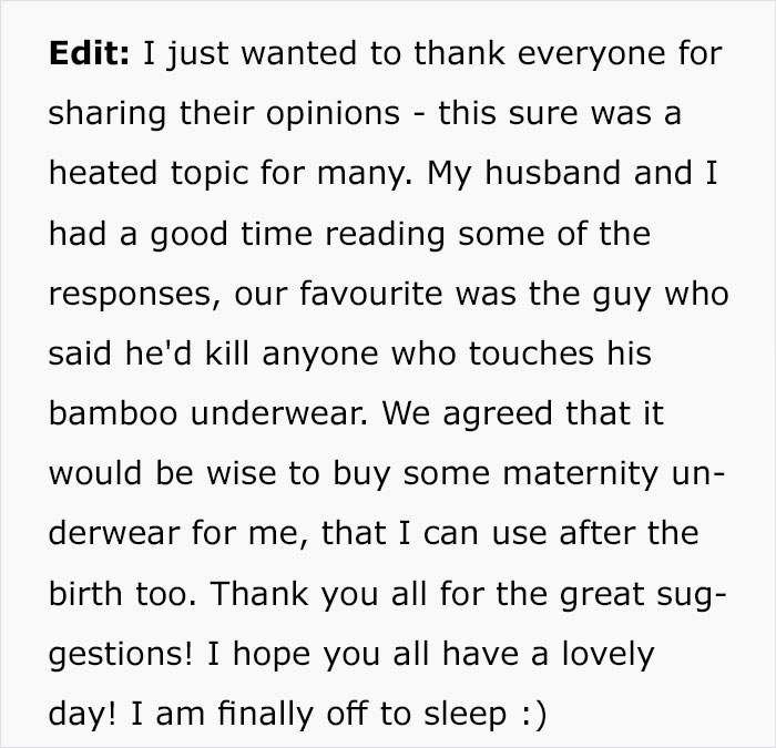 Husband Flips Out At Pregnant Wife For Borrowing His Underwear, Wife Left Confused About What's The Real Reason