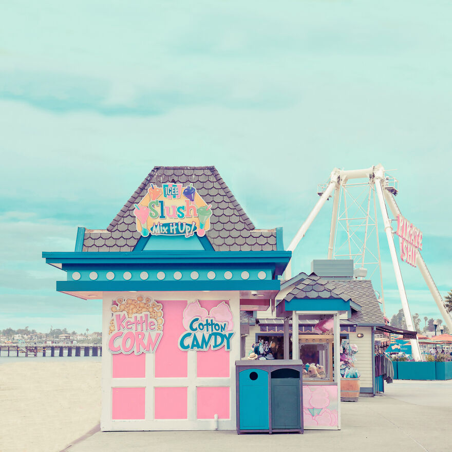 The Oldest Amusement Park In Dreamy Colors