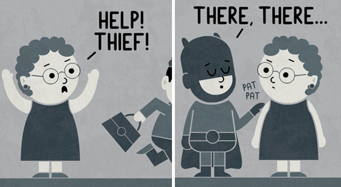 I Combined My Love For Puns And Comics And Came Up With A Superhero That You Might Relate To (10 Comics)