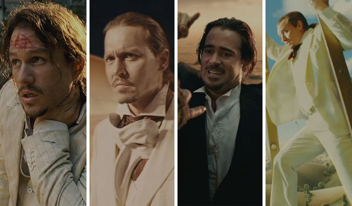 Heath Ledger as Tony The Imaginarium of Doctor Parnassus and Johnny Depp, Colin Farrell and Jude Law Tony