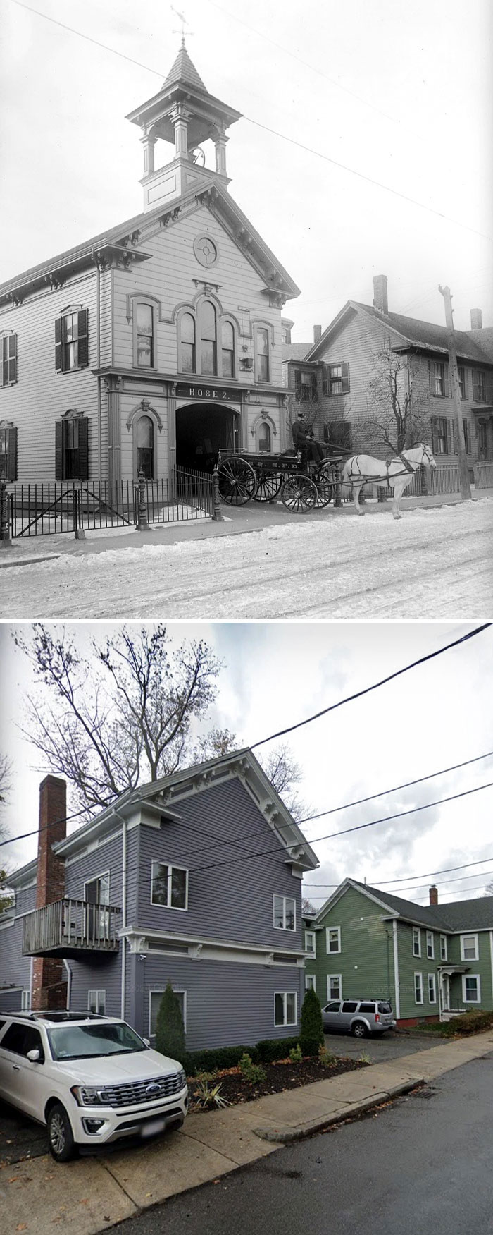 This Building Was A Fire Station. Salem, Massachusetts