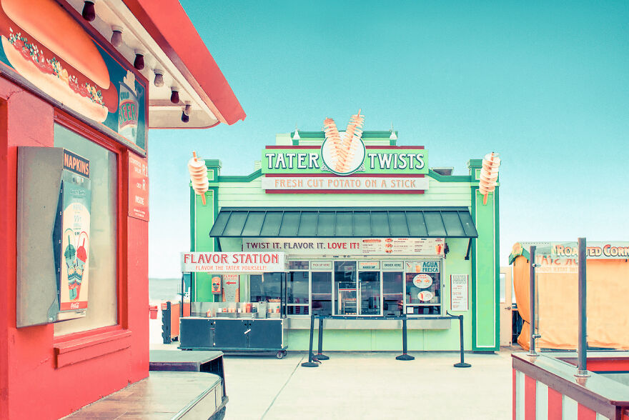The Oldest Amusement Park In Dreamy Colors