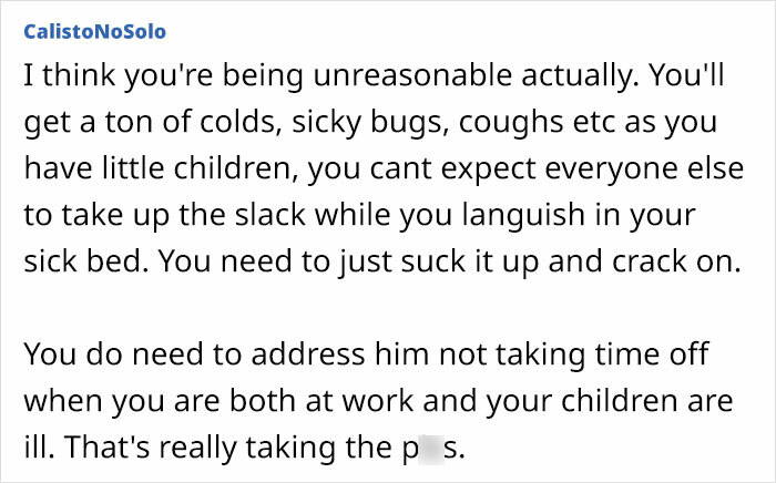 Man Refuses To Take Time Off And Watch Kids While Wife Is Sick, She Finally Loses It