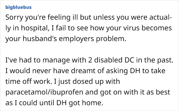 Man Refuses To Take Time Off And Watch Kids While Wife Is Sick, She Finally Loses It