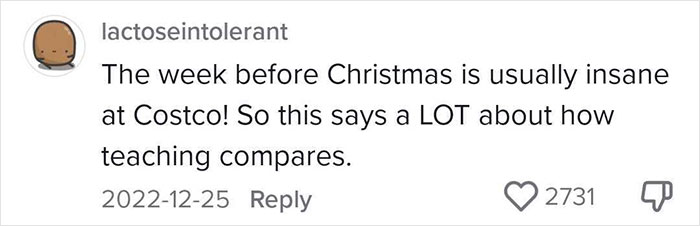 "I've Never Had This Type Of Energy": Woman Quits Teaching To Work At Costco, Says She's Never Been Happier "I've Never Had This Type Of Energy": Woman Quits Teaching To Work At Costco, Says She's Never Been Happier