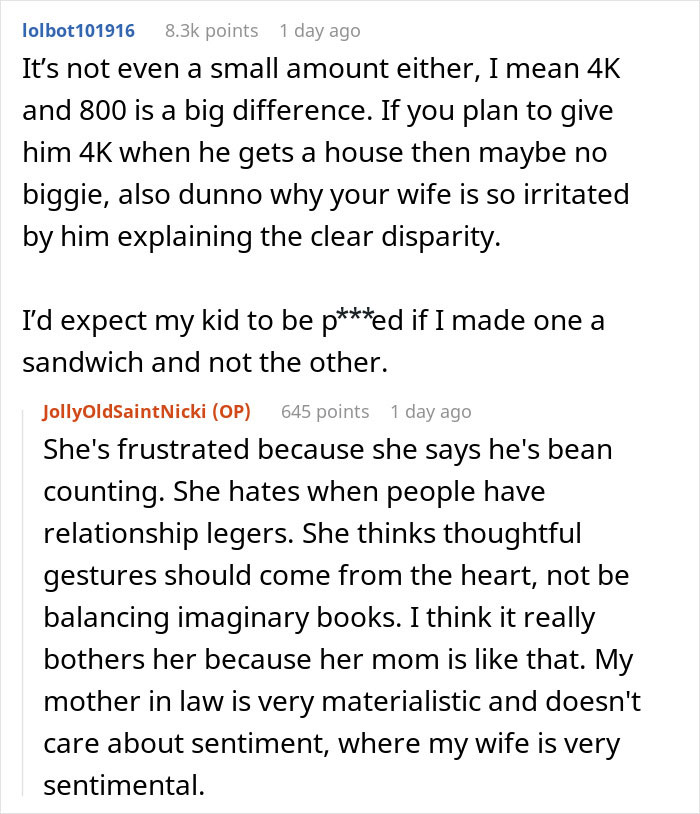 "My Son Is Clearly Resenting Us": Dad Gives $4k Christmas Gift To His Daughter And $800 Gifts To His Son, Son Gets Upset "My Son Is Clearly Resenting Us": Dad Gives $4k Christmas Gift To His Daughter And $800 Gifts To His Son, Son Gets Upset