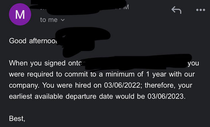 Toxic Boss Gets Put In Their Place After Trying To Deny Their Employee’s Resignation