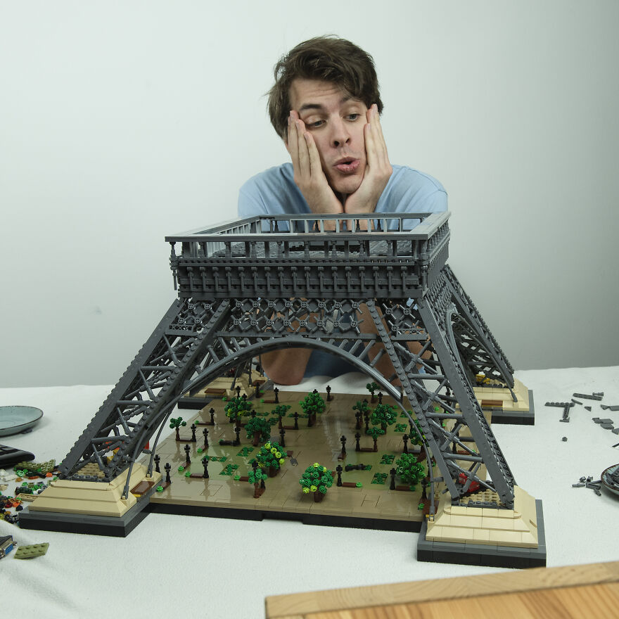 I Photographed The Eiffel Tower In Budapest. The Only Difference Is, My Tower Is Made From LEGO