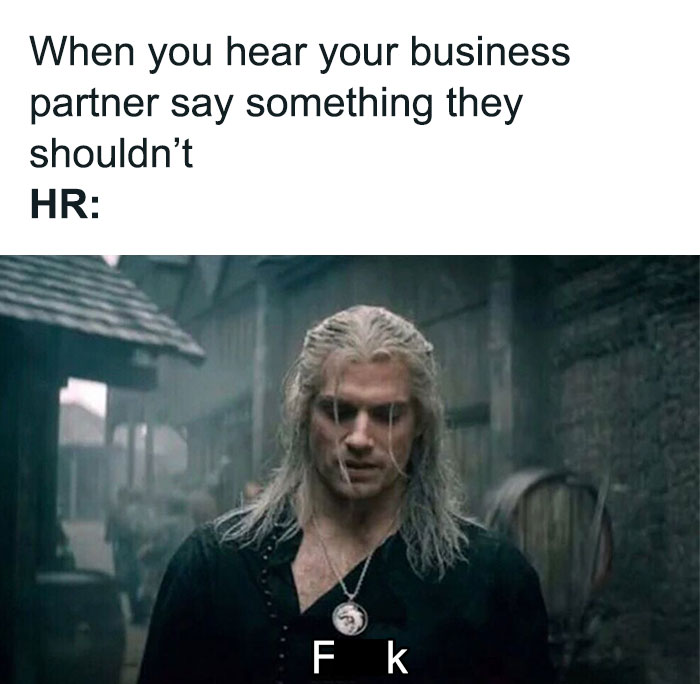 "Scene from a TV show used in a typical HR person meme."