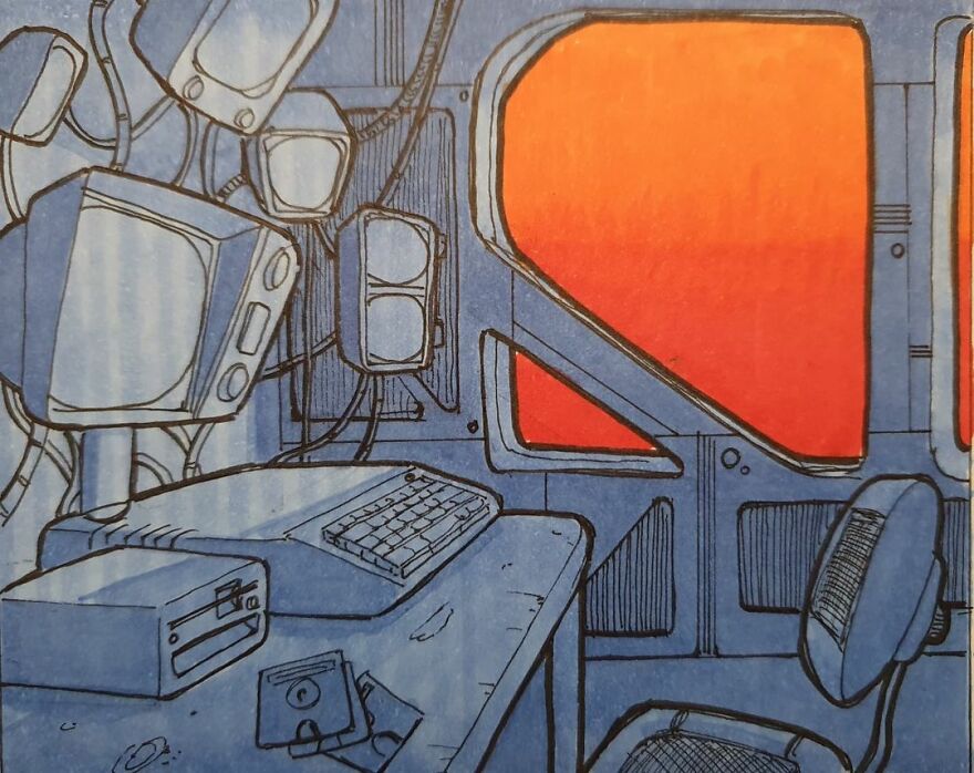 Retro-futuristic design