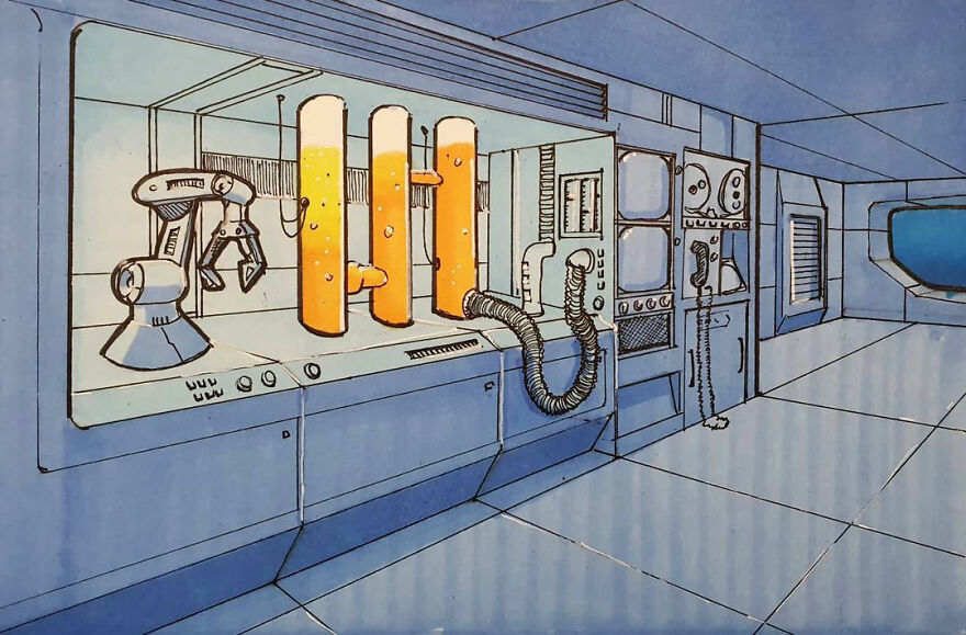 Retro-futuristic design