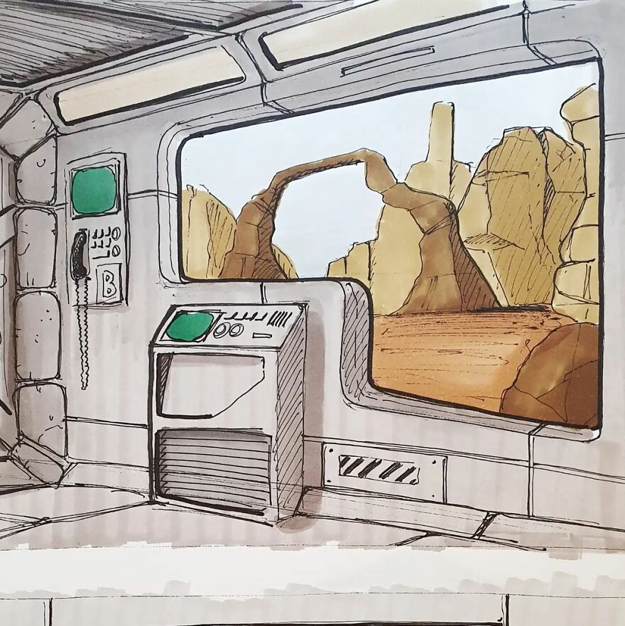 Retro-futuristic design