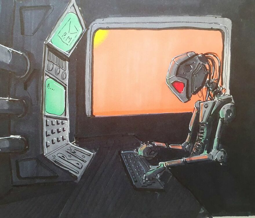 Retro-futuristic design