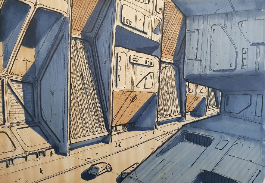 Retro-futuristic design