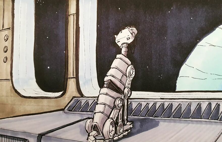 Retro-futuristic design