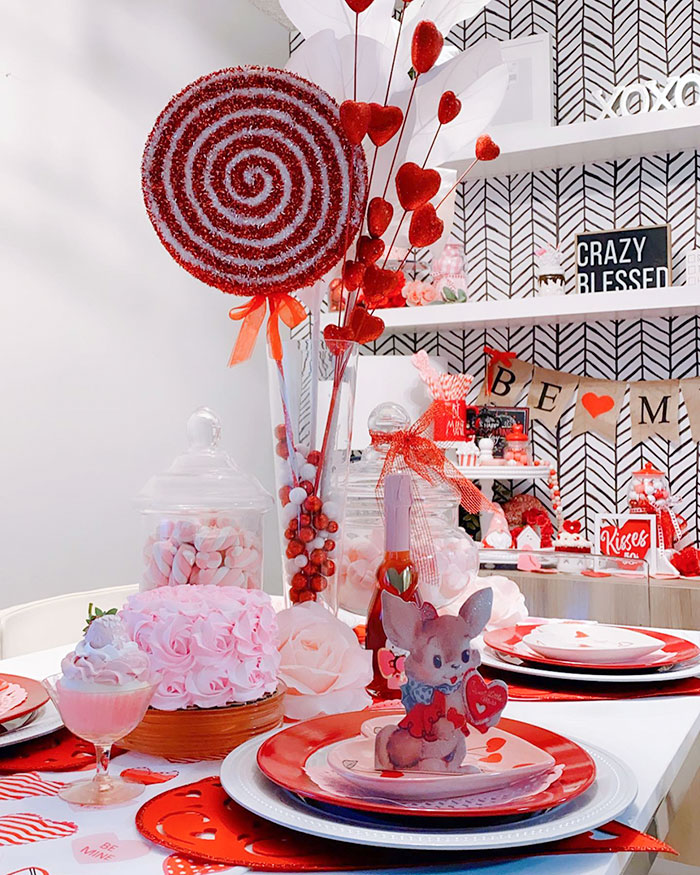 I Love Valentine's Faux Sweets Decorations