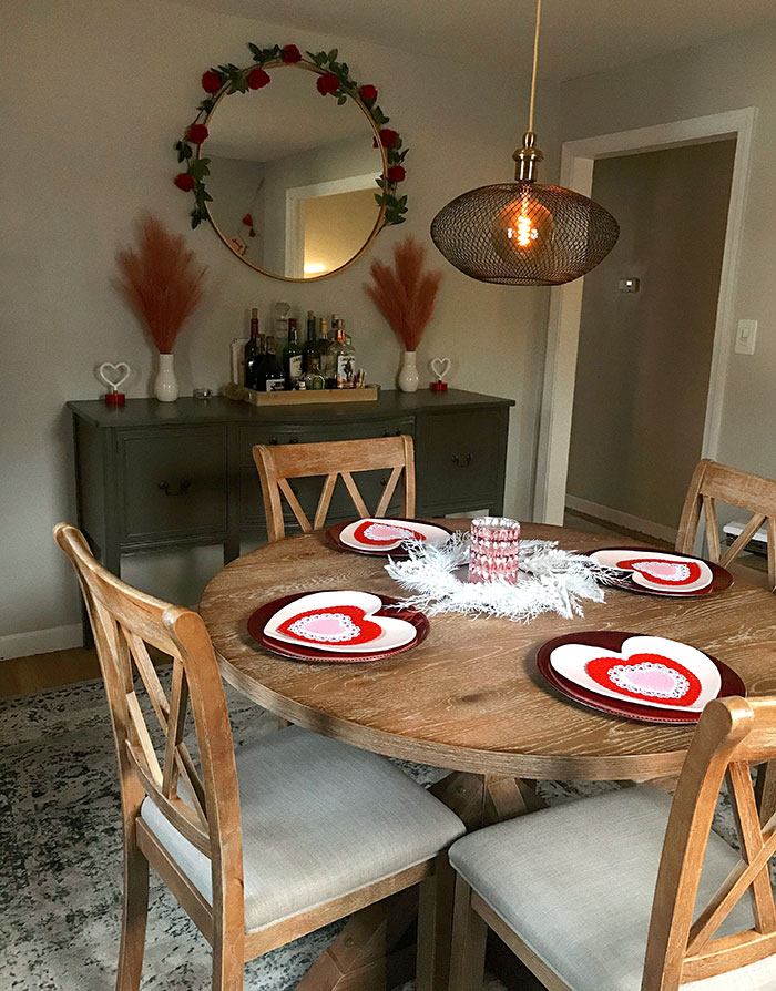 Valentine's Day Dining Room