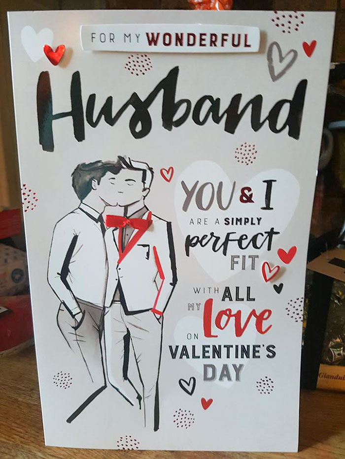 My Wife Gave Me This Card Today. I Think I'm The One On The Left. Not Sure Which One Is She