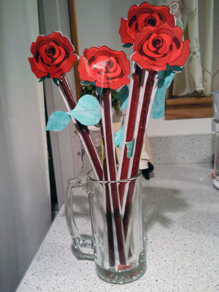 My Wife Made Me The Best "Bouquet Of Flowers" For Valentine's Day