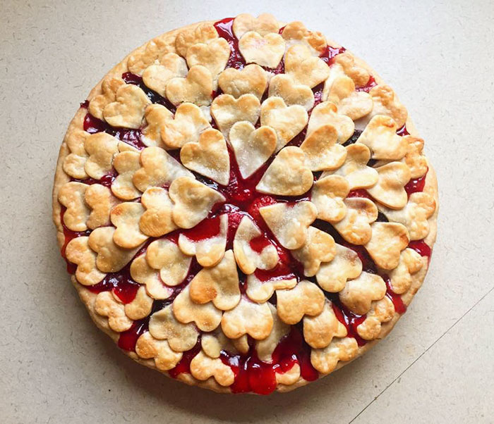 My Triple Berry Valentine's Day Pie