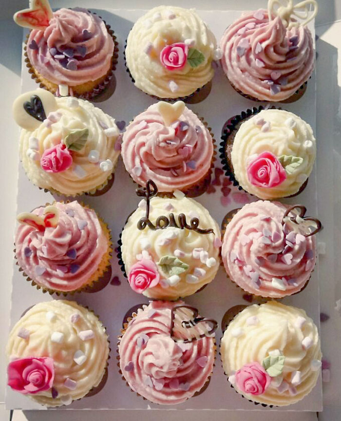 Homemade Valentine's Day Cupcakes