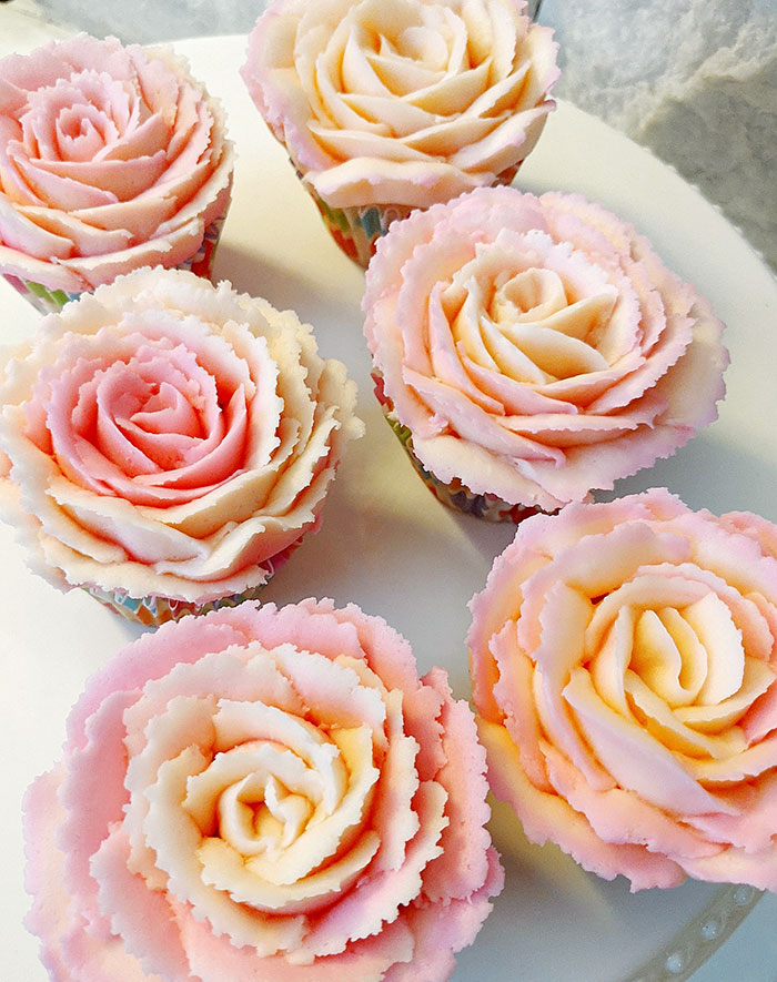 Valentine's Day Surprise Cupcakes For The Teen Girls I Volunteer Mentoring. Vanilla Cupcake With Vanilla Buttercream. Classic And Delicious