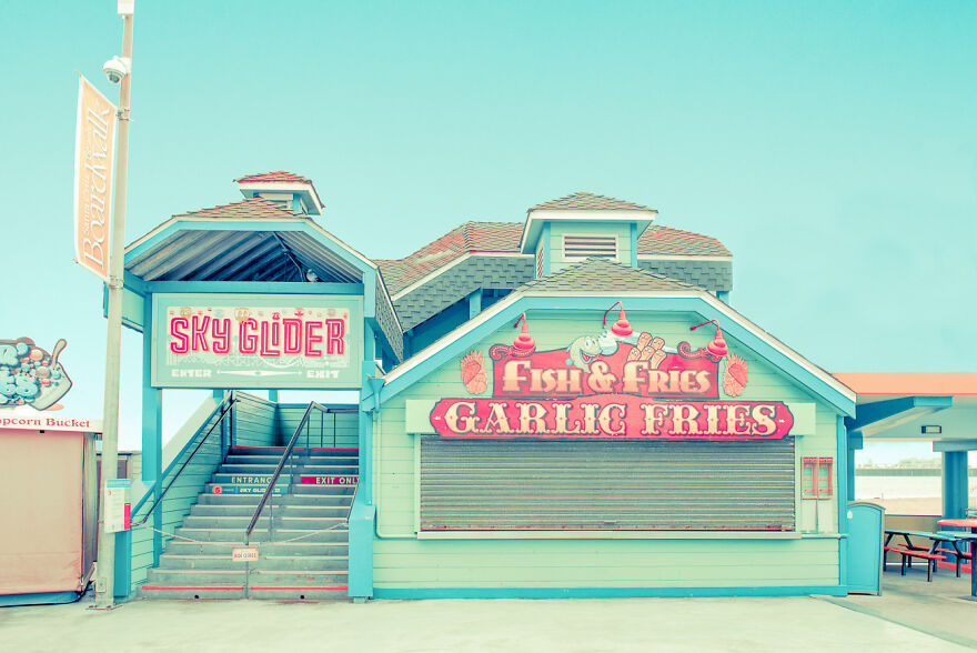The Oldest Amusement Park In Dreamy Colors