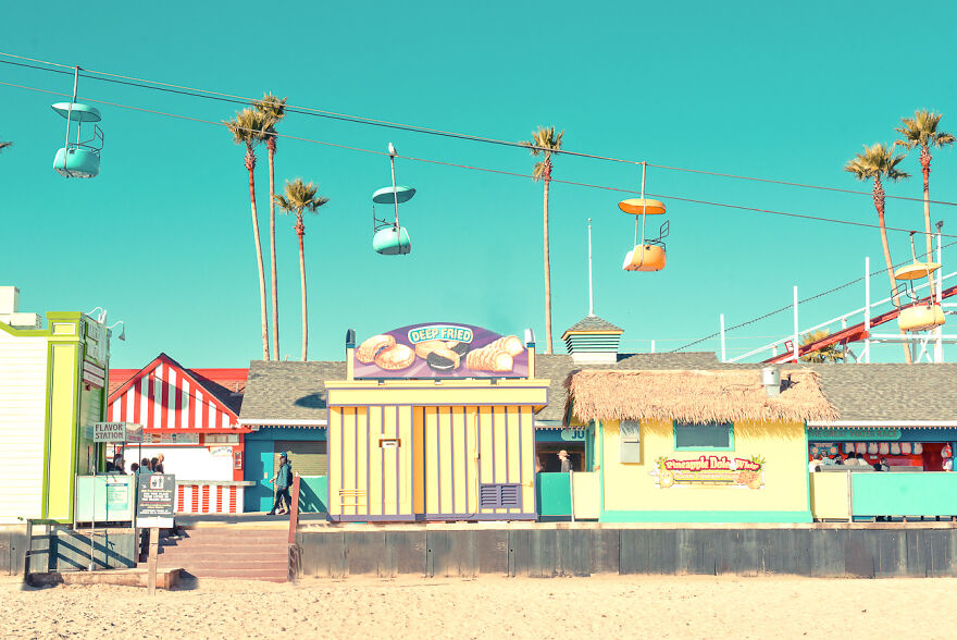 The Oldest Amusement Park In Dreamy Colors