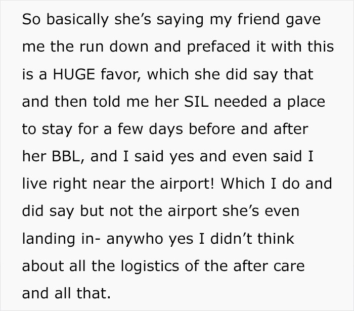 Person Agrees To Accommodate Friend's SIL While She's Getting Her 'Mummy Makeover', Regrets It After One Chat With Her