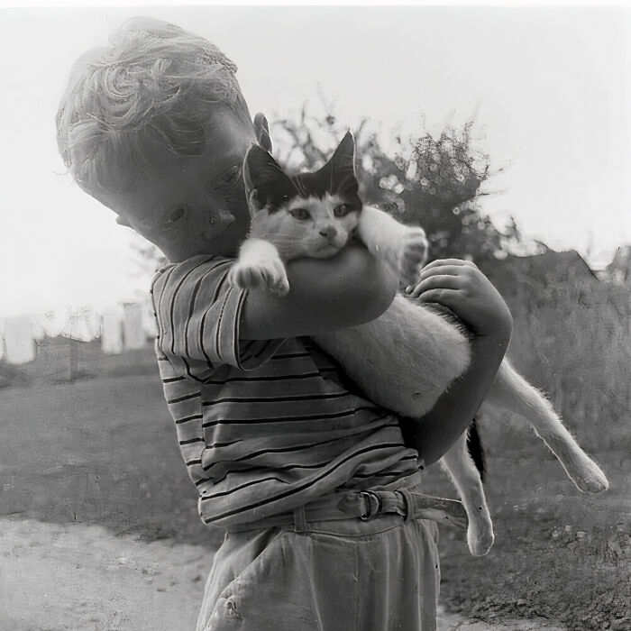 Photo Taken By American Photographer Cornell Capa In Cape Cod, Massachusetts, United States, 1946